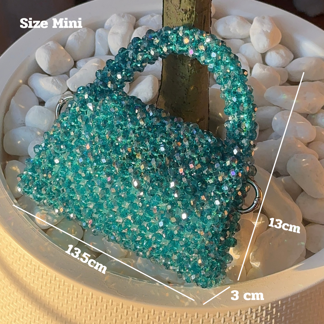 Crystal beaded bag - Sakura