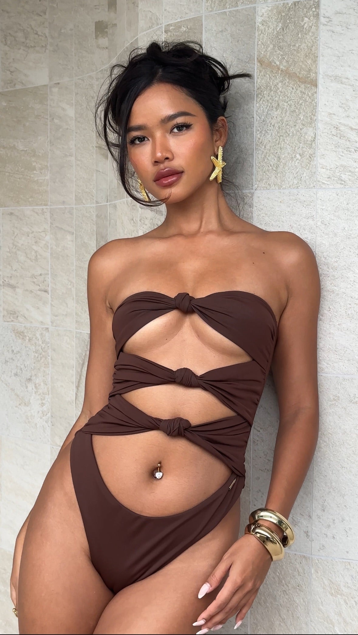 KNOTTY ONE PIECE - Cocoa