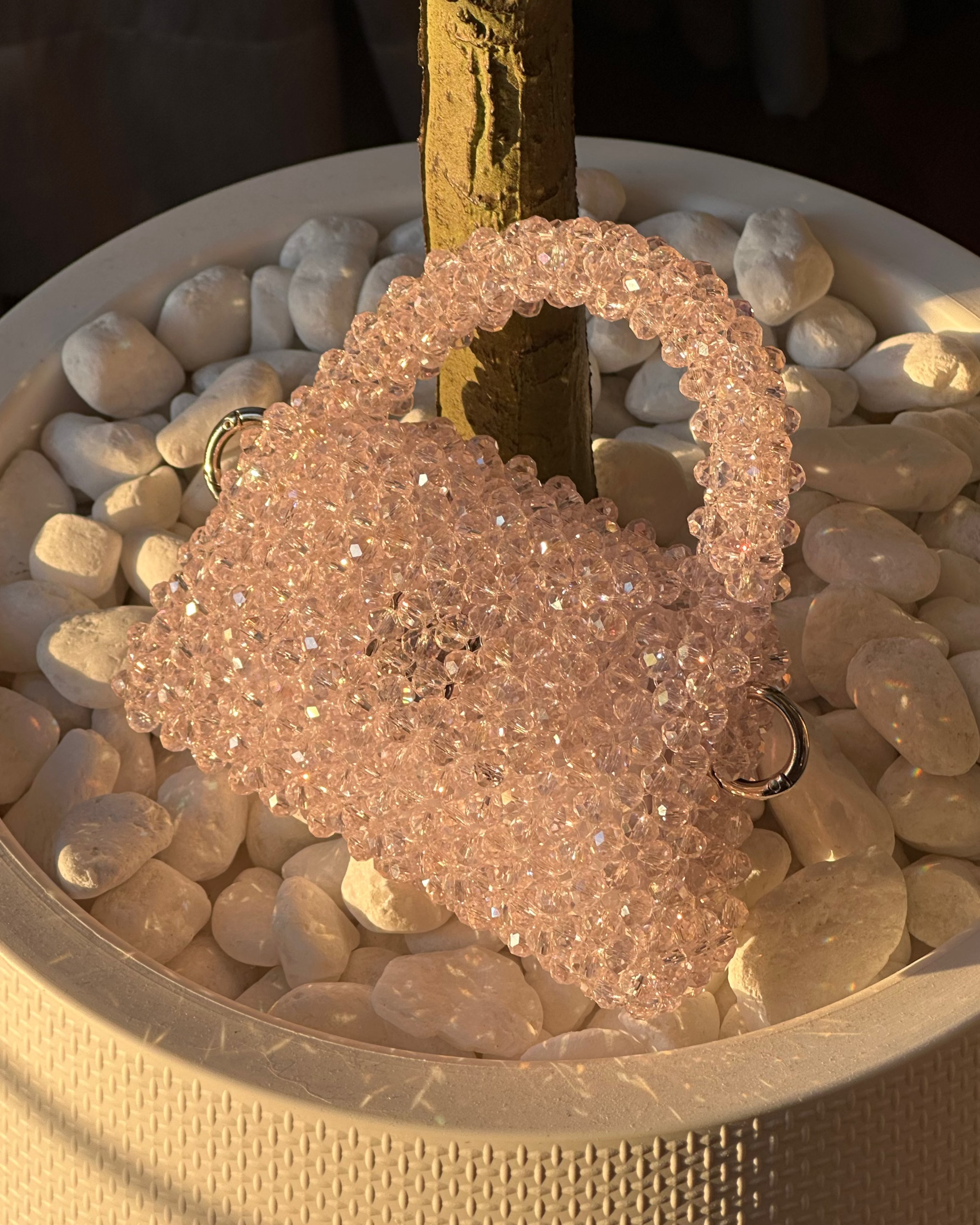 Crystal beaded bag - Sakura