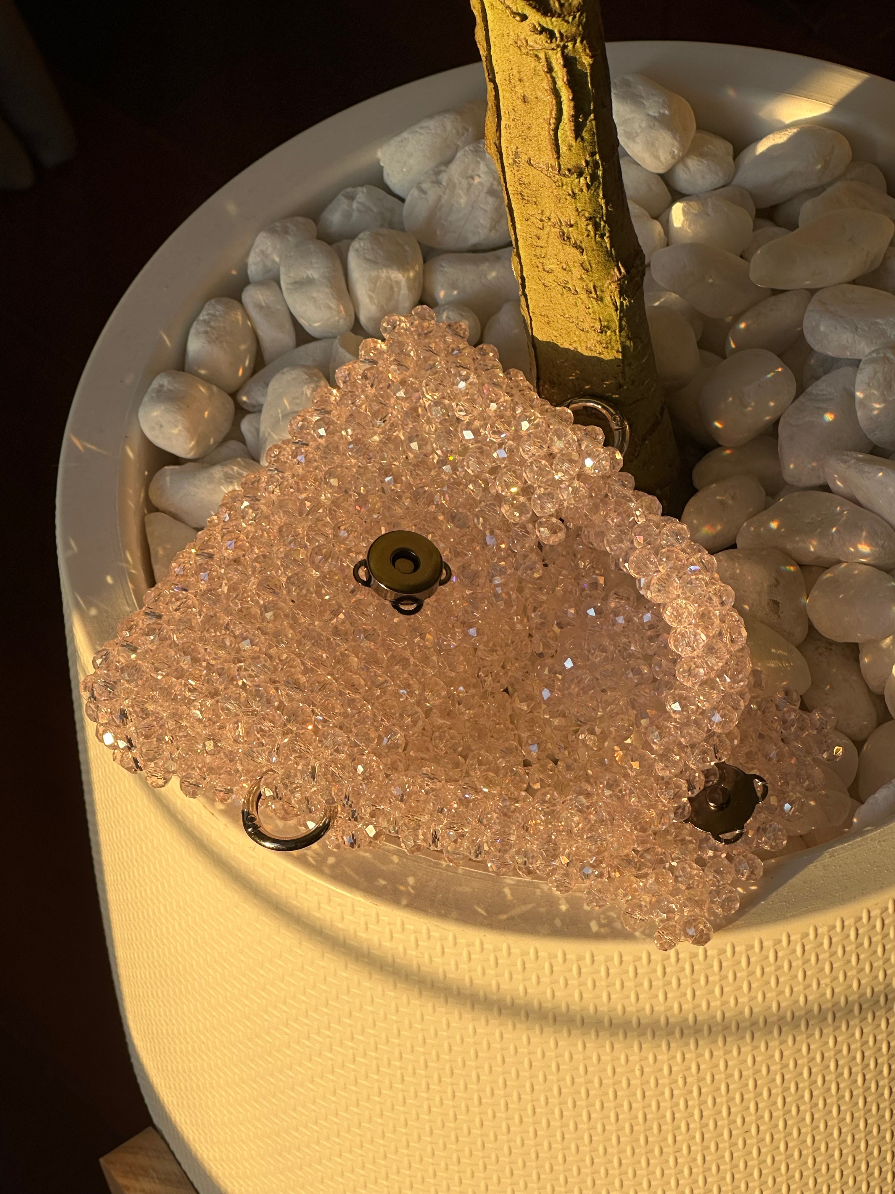 Crystal beaded bag - Sakura